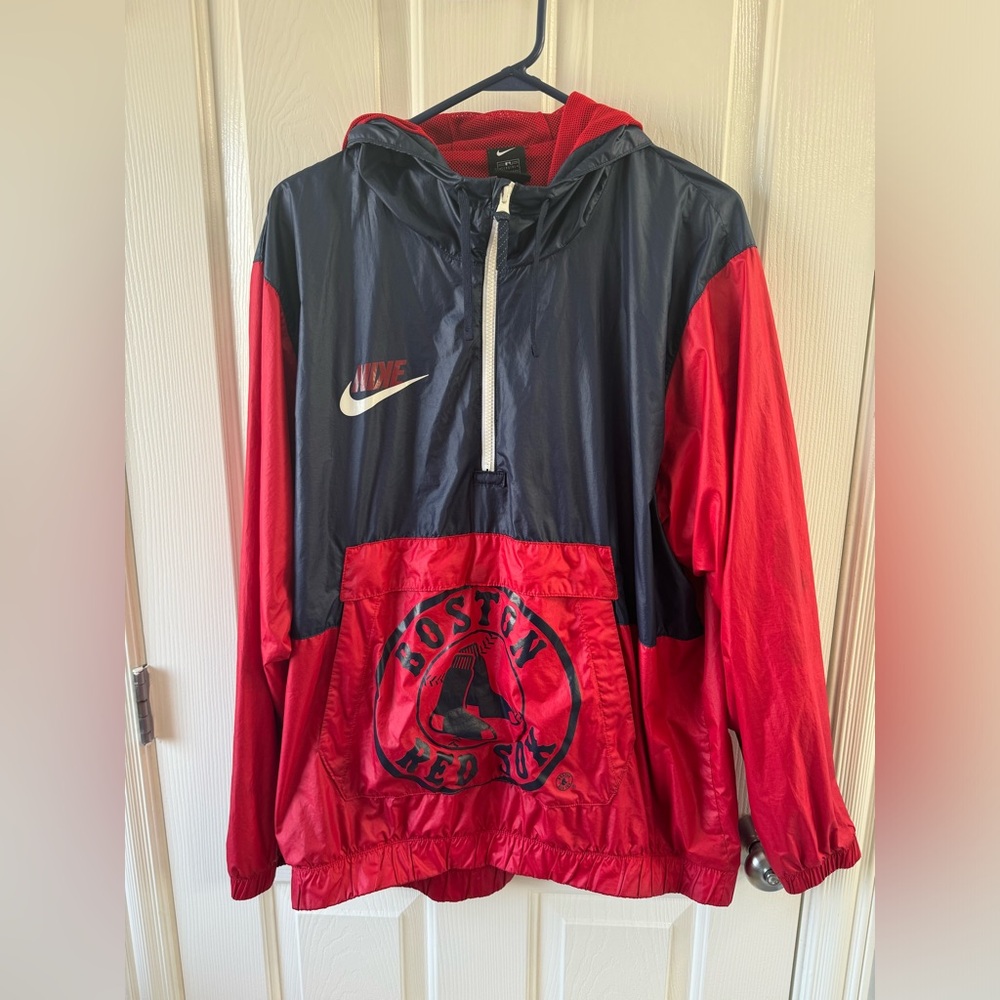 Nike - Red Sox All Weather Pull Over - EUC - XL